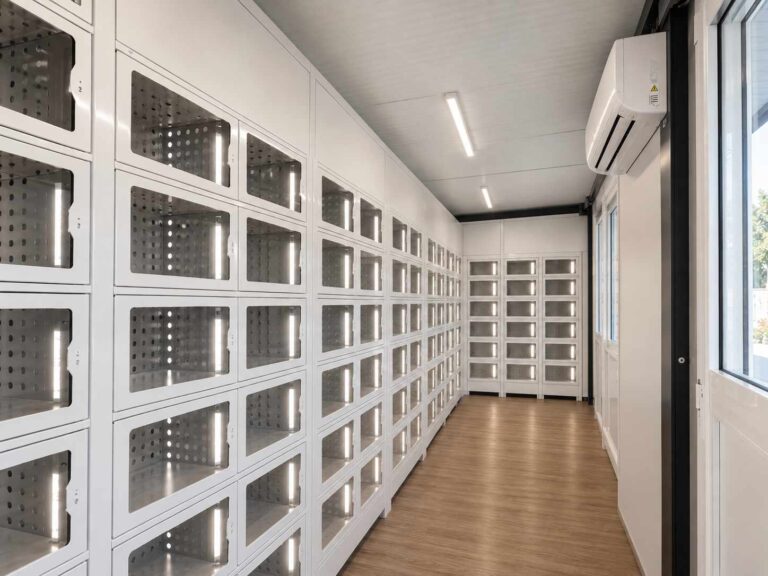 container modulable option clim et lumiere