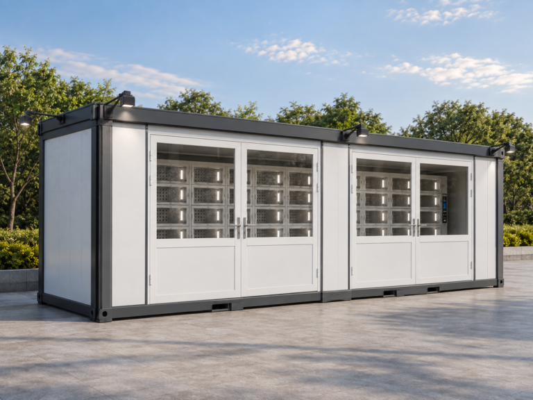 container modulable option lumiere exterieur